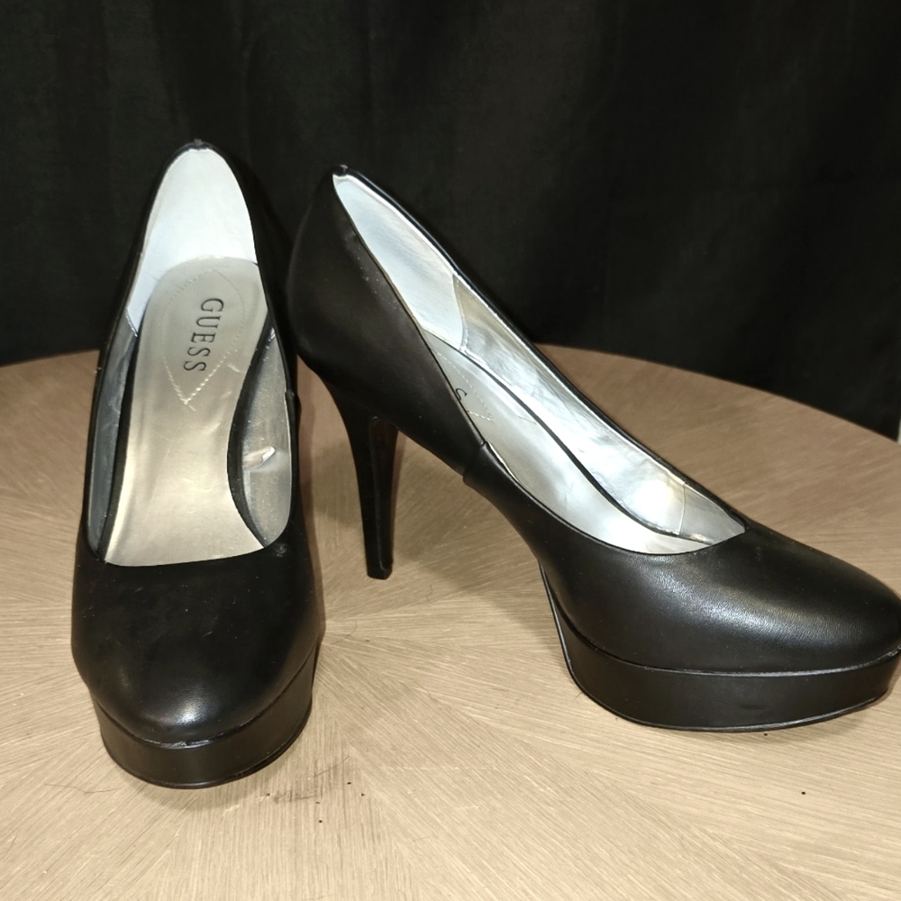 sexy black GUESS heels